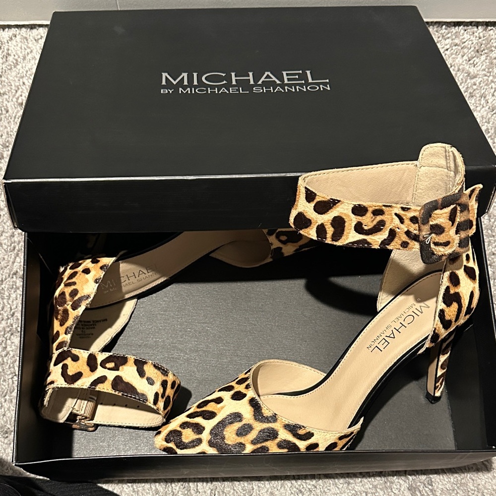 Michael Shannon Animal Print Heels
